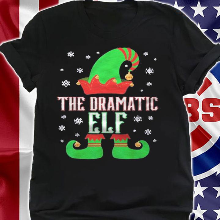 The Dramatic Elf Matching Family Group Christmas Pajama Shirt t-shirt shirt