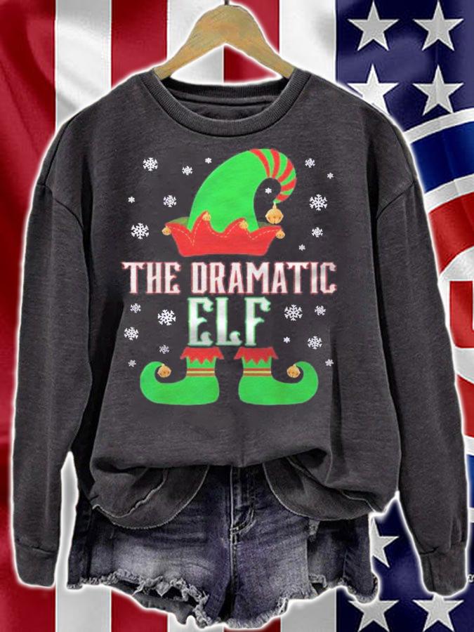 The Dramatic Elf Matching Family Group Christmas Pajama Shirt t-shirt sweatshirt