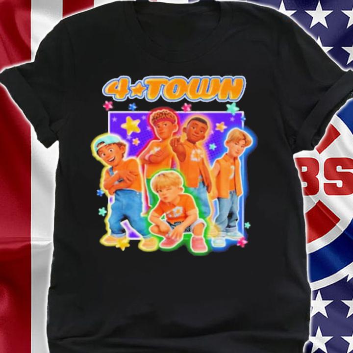 Turning Red 4 Town Boy Band Girls Shirt t-shirt