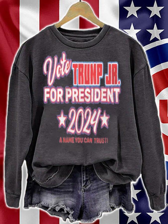 Vote Trump Jr. For President 2024 Donald Trump Jr. 2024 T-Shirt t-shirt sweatshirt