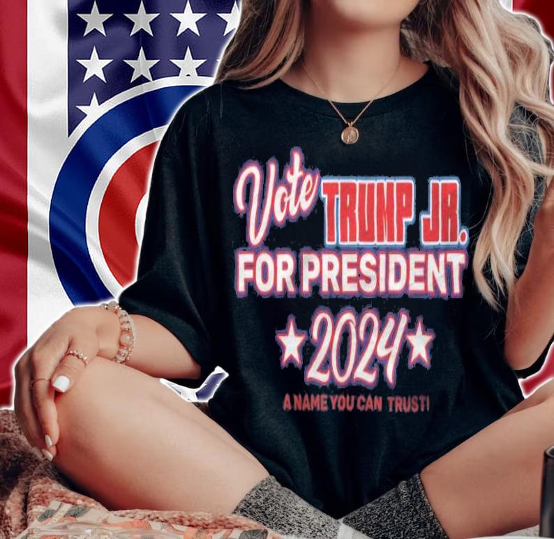 Vote Trump Jr. For President 2024 Donald Trump Jr. 2024 T-Shirt t-shirt woman shirt