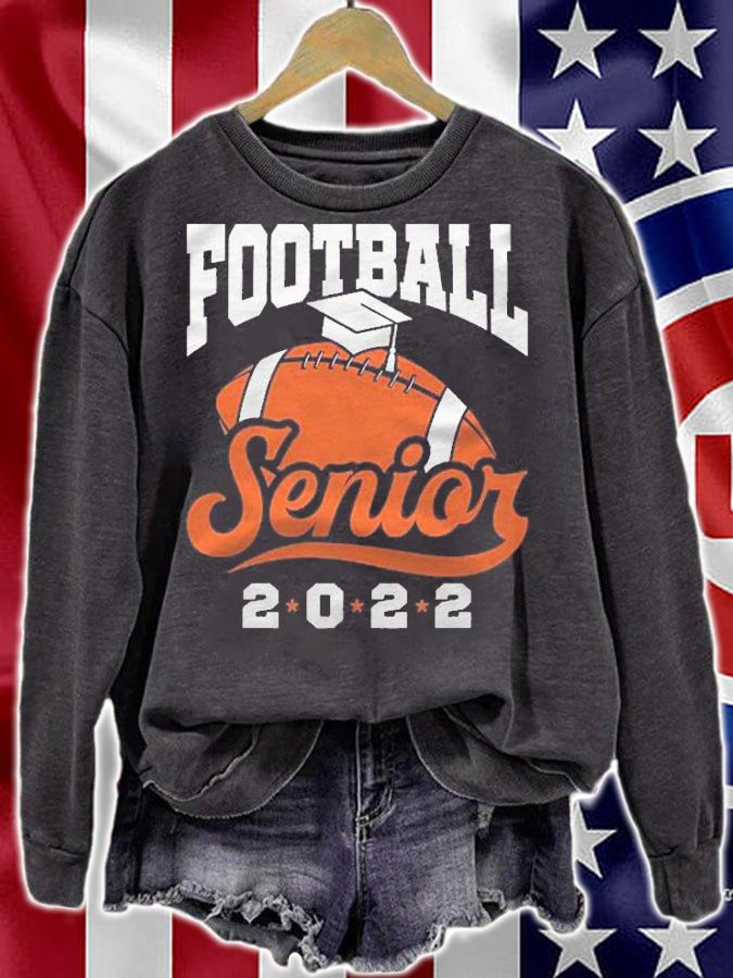 Class Of 2022 Football Senior Graduation Graduate Pullover Shirt t-shirt sweatshirt