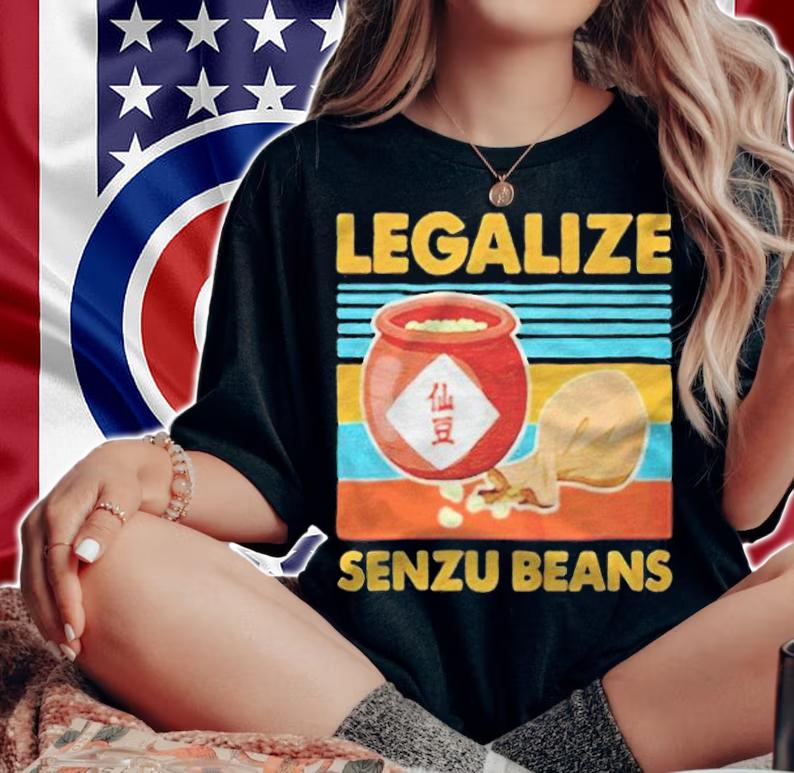 Legalize senzu bean Dragon Ball Vintage T-shirt t-shirt