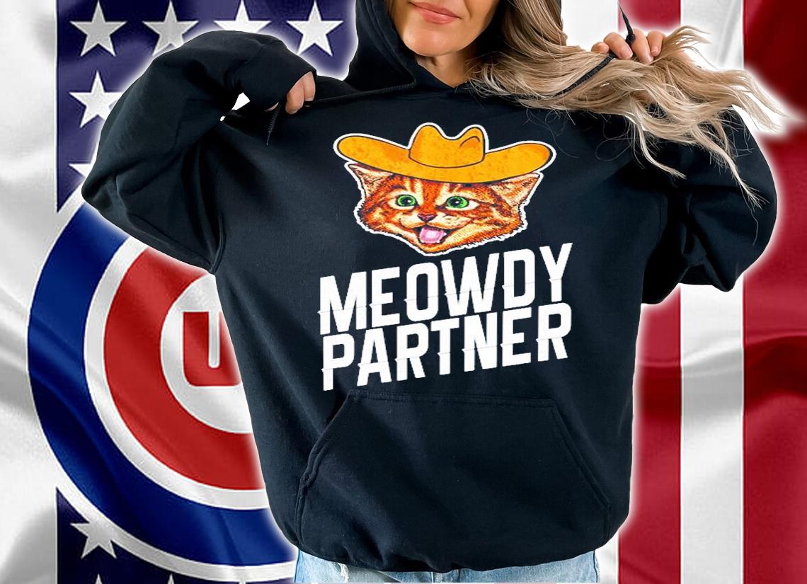 Meowdy Partner, Howdy Cowboy Cat T-Shirt t-shirt