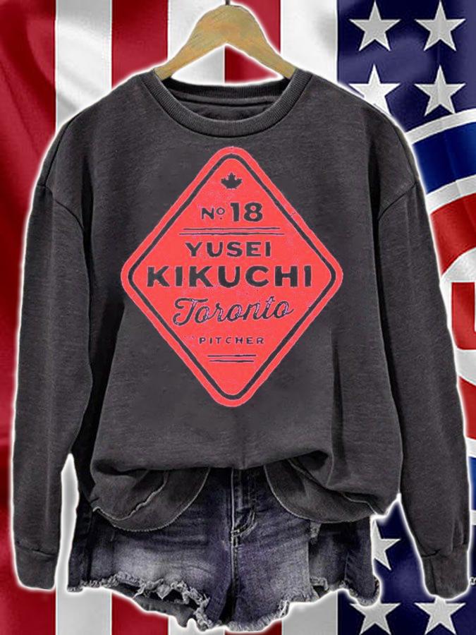Official Yusei Kikuchi Toronto Pitcher T-Shirt t-shirt sweatshirt