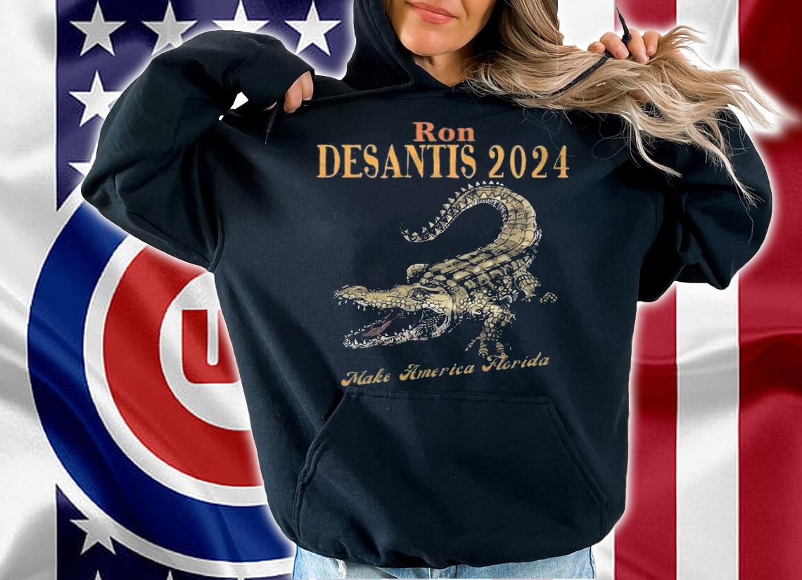 Ron Desantis For President 2024 Crocodile T-Shirt t-shirt