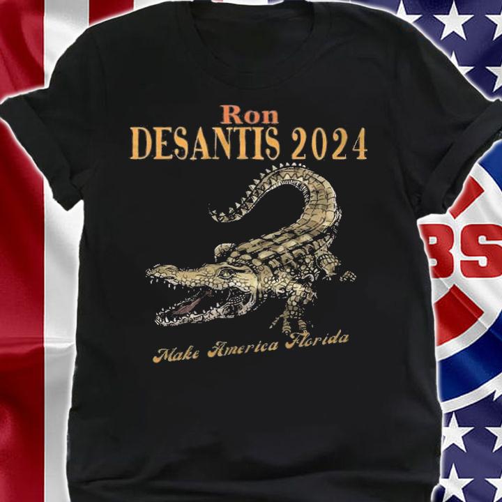 Ron Desantis For President 2024 Crocodile T-Shirt t-shirt
