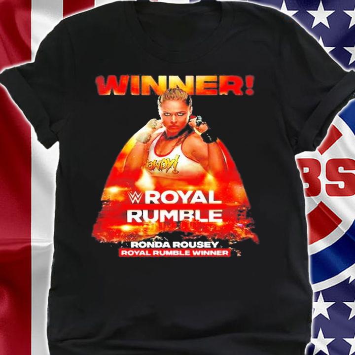 Winner Royal Rumble Ronda Rousey T-Shirt t-shirt shirt