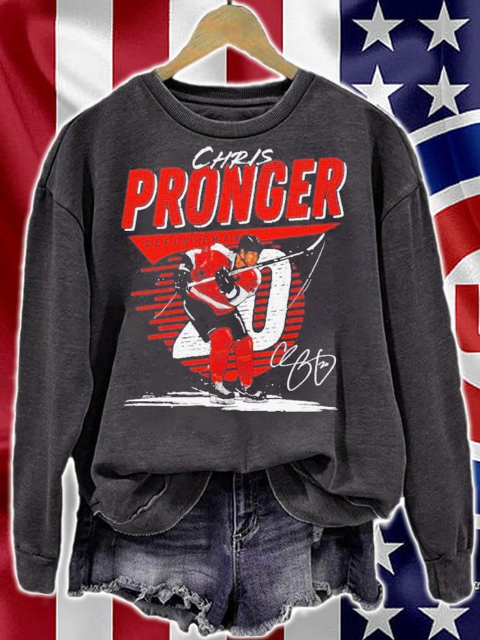 Chris Pronger Philadelphia Comet Hockey Signatures Shirt t-shirt