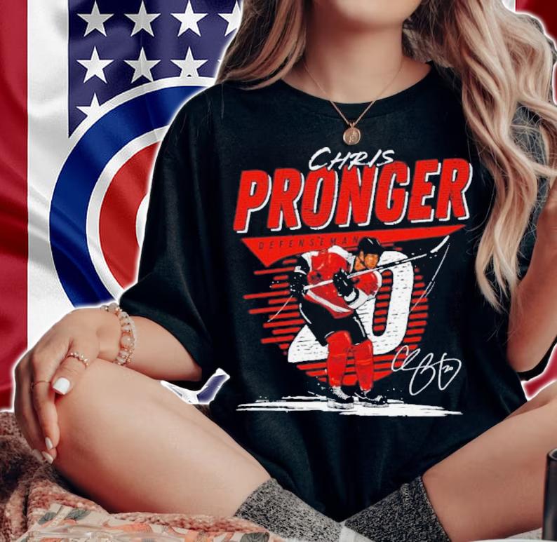Chris Pronger Philadelphia Comet Hockey Signatures Shirt t-shirt
