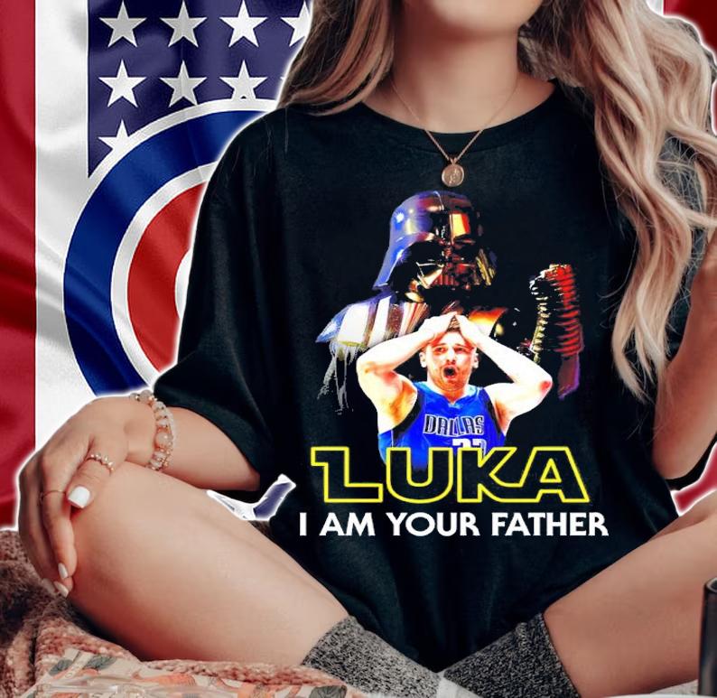 Darth Vader's Luka Doncic Luka I am Your Father Shirt t-shirt woman shirt