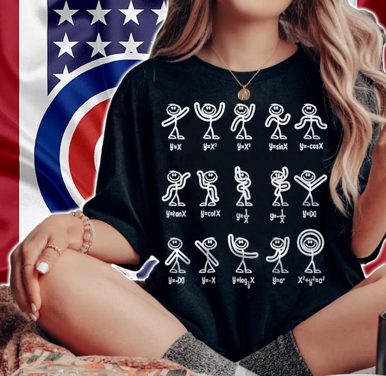 Funny Algebra Dance Function Geek Math Equation Gift shirt t-shirt woman shirt