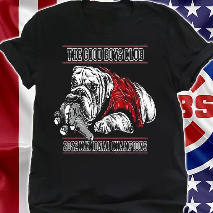 Georgia Bulldogs The Good Boys Club 2021 National Champions T-Shirt t-shirt shirt