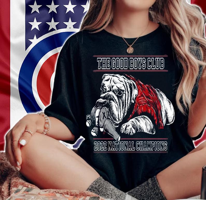 Georgia Bulldogs The Good Boys Club 2021 National Champions T-Shirt t-shirt woman shirt