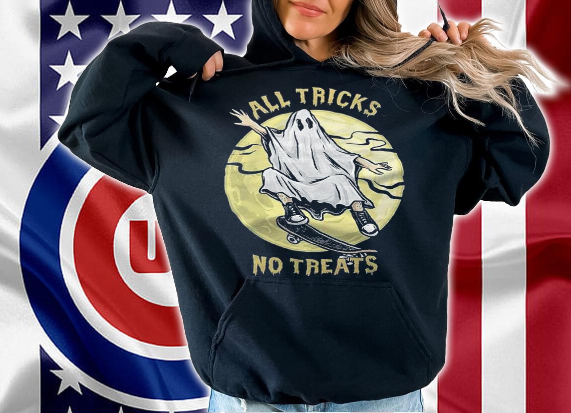 Halloween Skateboard All Tricks No Treats Shirt t-shirt hoodie