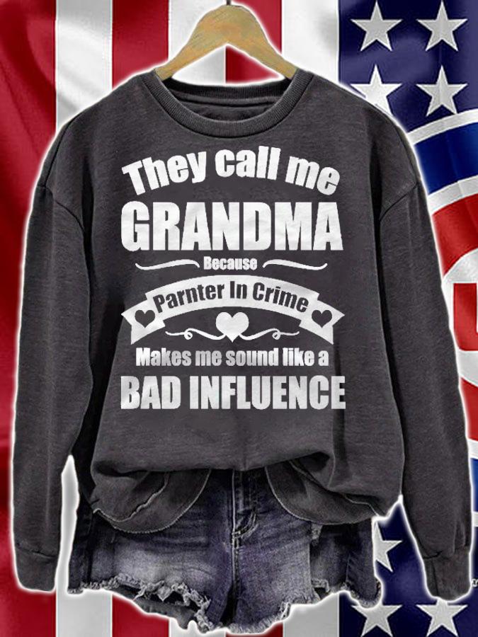 They Call Me Grandma Because Partner In Crime Gift Shirt t-shirt