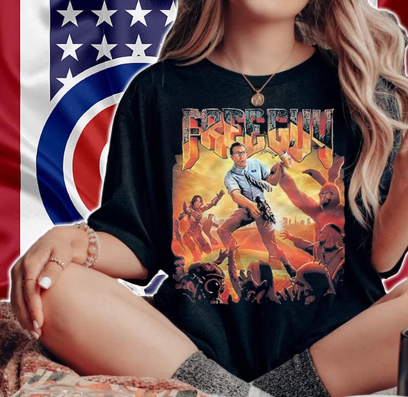 Chris Evans Free Guy Video Game Posters Parody shirt t-shirt