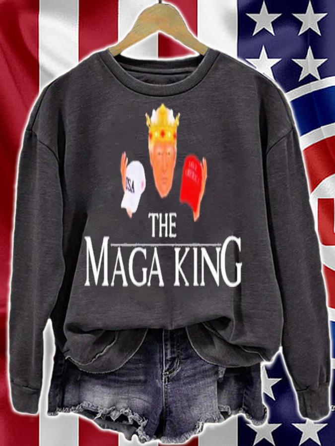 Donald Trump The Maga King USA Or Save America Shirt t-shirt sweatshirt