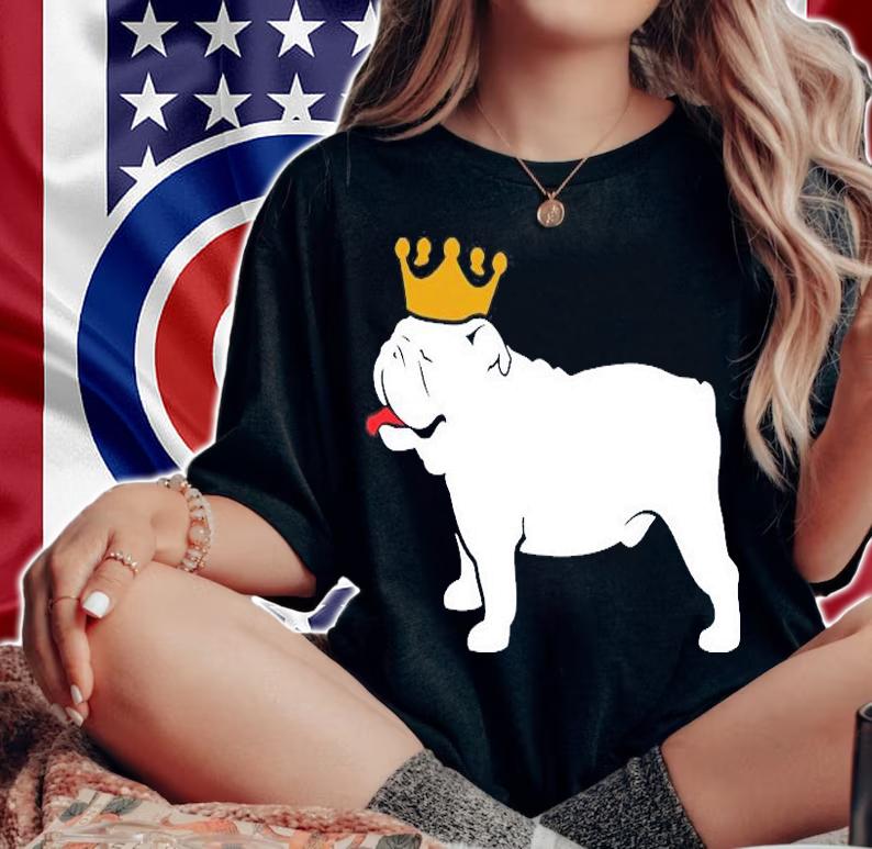 Georgia Bulldogs Pug Crown Champions 2021 T-shirt t-shirt woman shirt