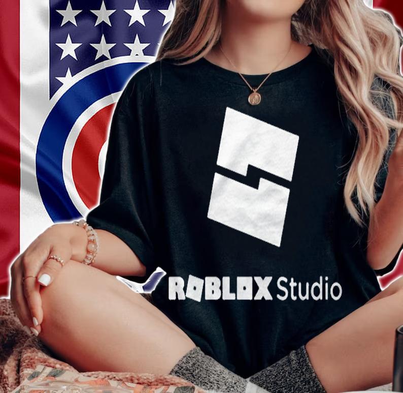 Roblox Studio- White Roblox Player Shirt t-shirt woman shirt