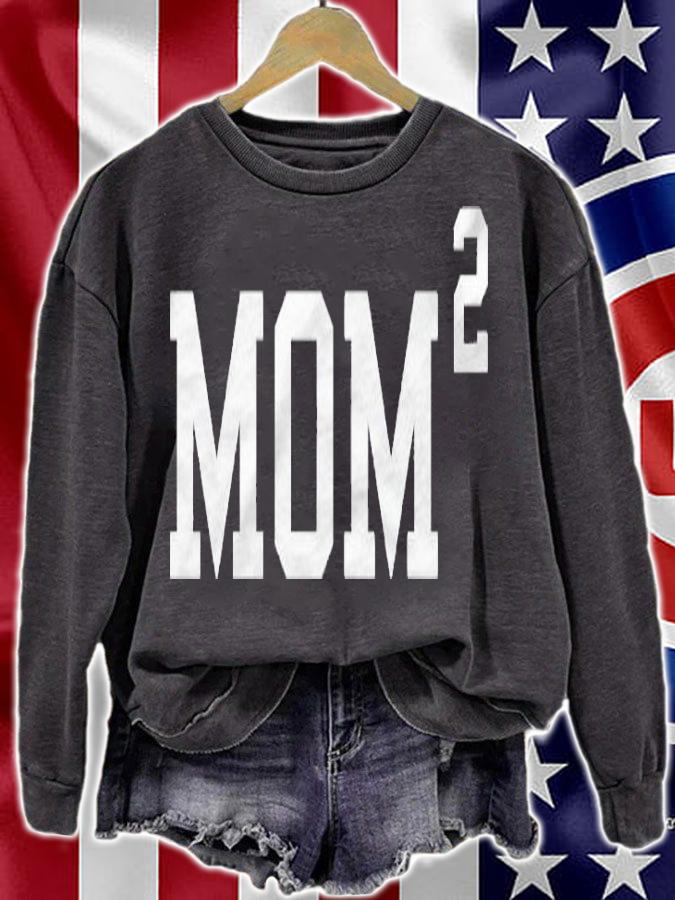 Womens Mom2  Funny Mom Of 2 Gift Shirt t-shirt sweatshirt