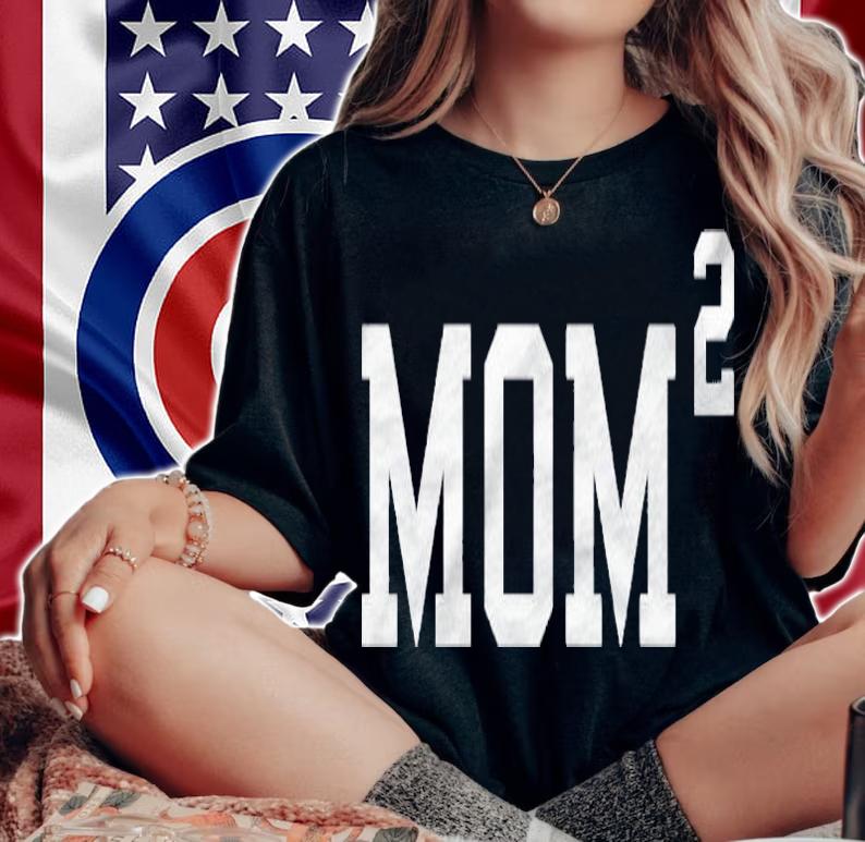 Womens Mom2  Funny Mom Of 2 Gift Shirt t-shirt woman shirt