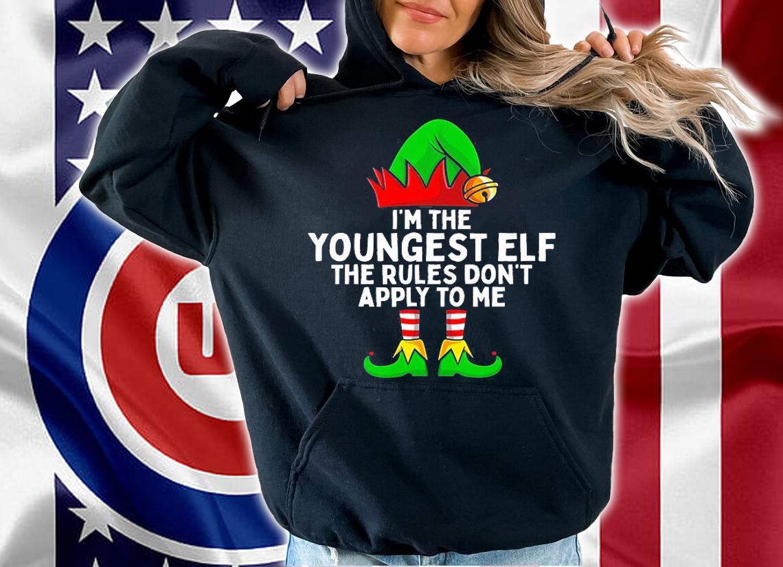 I'm The Youngest Elf Matching Family Christmas T-Shirt t-shirt