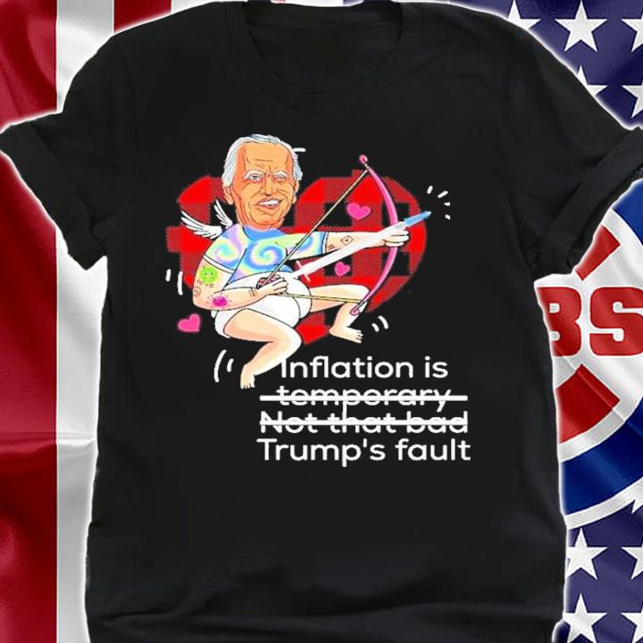 Joe Biden Inflation Is Temporary Not That Bad Trump's Fault Shirt t-shirt shirt