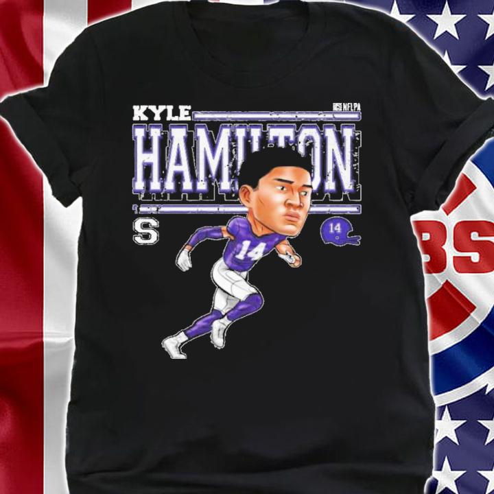 Kyle Hamilton Baltimore Cartoon Football Shirt t-shirt shirt