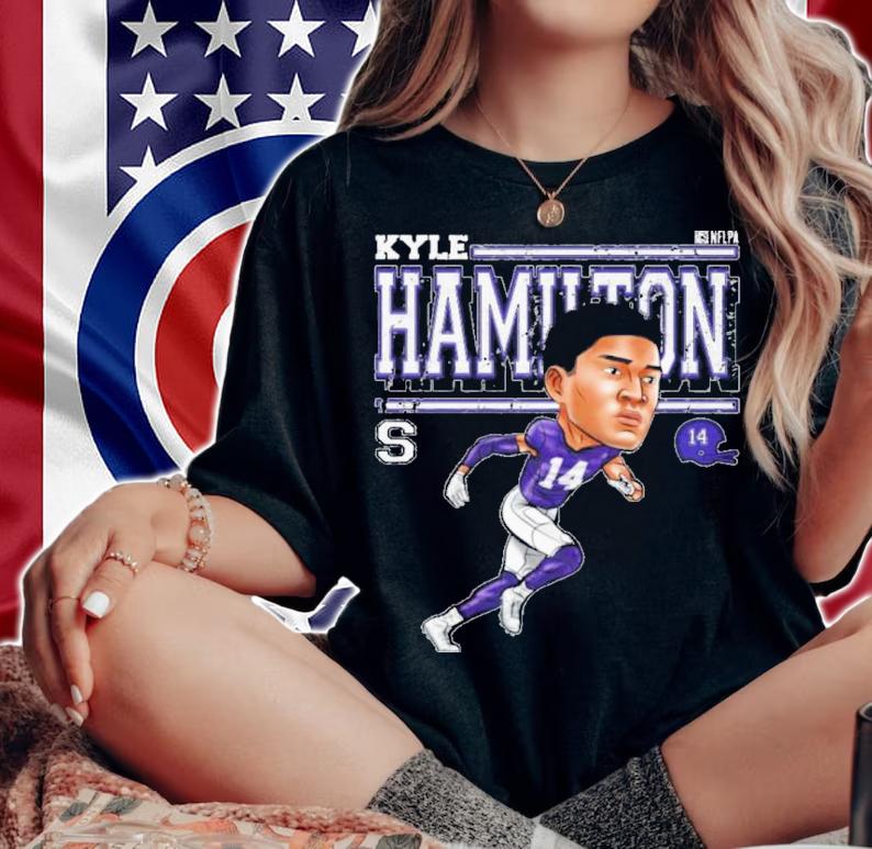 Kyle Hamilton Baltimore Cartoon Football Shirt t-shirt woman shirt