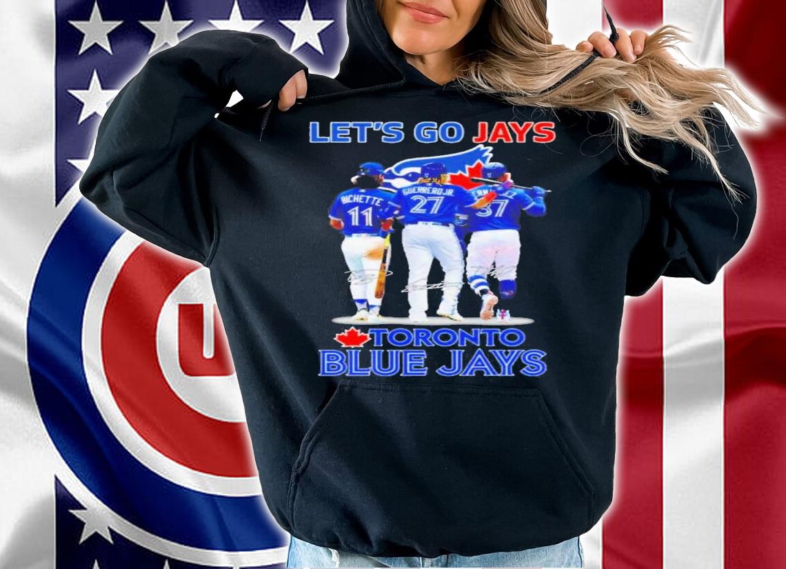Let's Go Jay's Toronto Blue Jays Signatures Shirt t-shirt hoodie