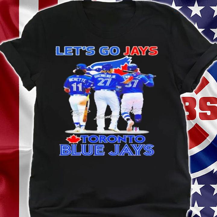 Let's Go Jay's Toronto Blue Jays Signatures Shirt t-shirt shirt