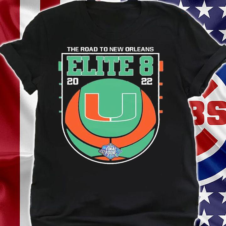 Miami Hurricanes 2022 Elite Eight NCAA Men's Basketball T-Shirt t-shirt shirt