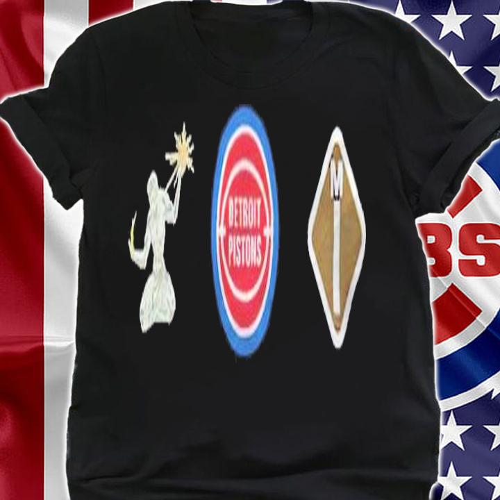 Mitchell and Ness Detroit Pistons Interstate T-shirt t-shirt shirt