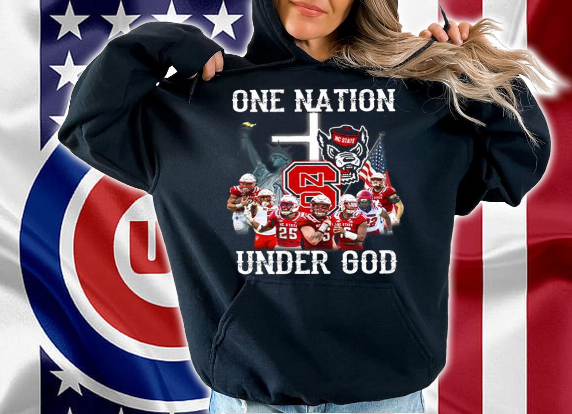NC State Wolfpack One Nation Under God t-shirt hoodie