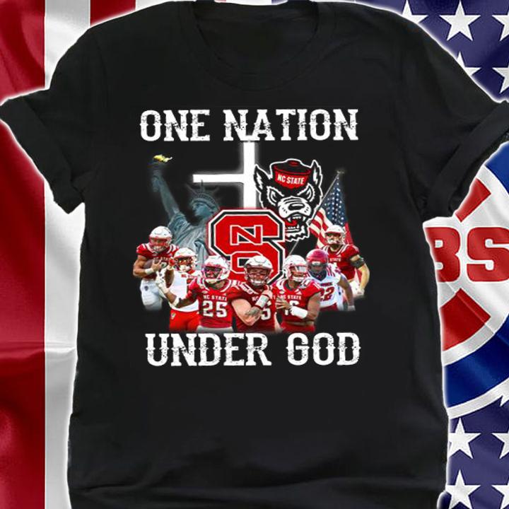 NC State Wolfpack One Nation Under God t-shirt shirt