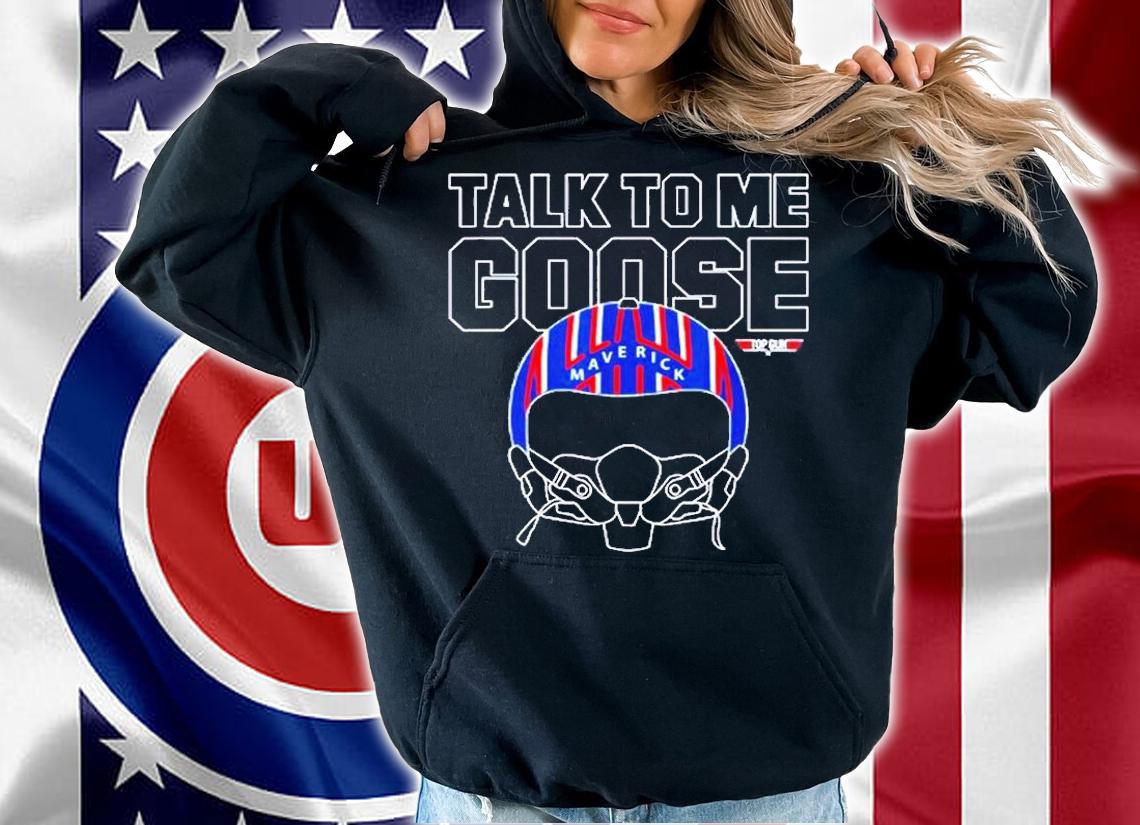 Talk To Me Goose Maverick Helmet Top Gun T-Shirt t-shirt hoodie
