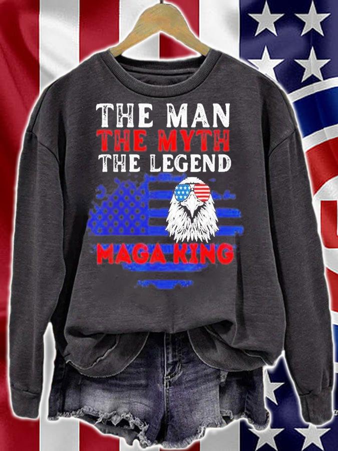 Trump The Maga King The Man The Myth The Legend 2022 T-Shirt t-shirt