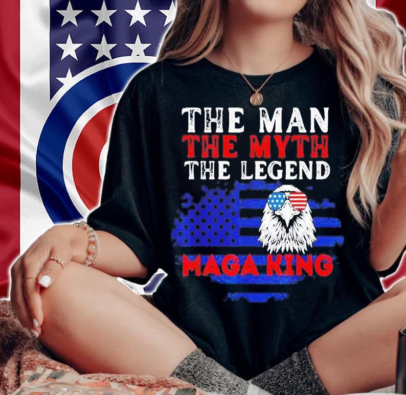 Trump The Maga King The Man The Myth The Legend 2022 T-Shirt t-shirt