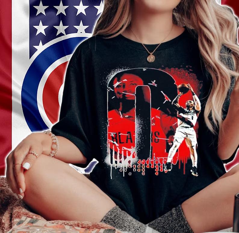 Damian Lillard Jersey Basketball Shirt t-shirt woman shirt