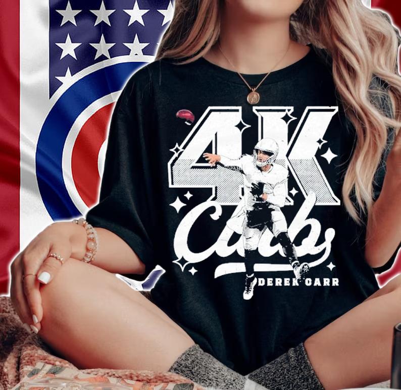 Derek Carr Las Vegas 4K Football Shirt t-shirt