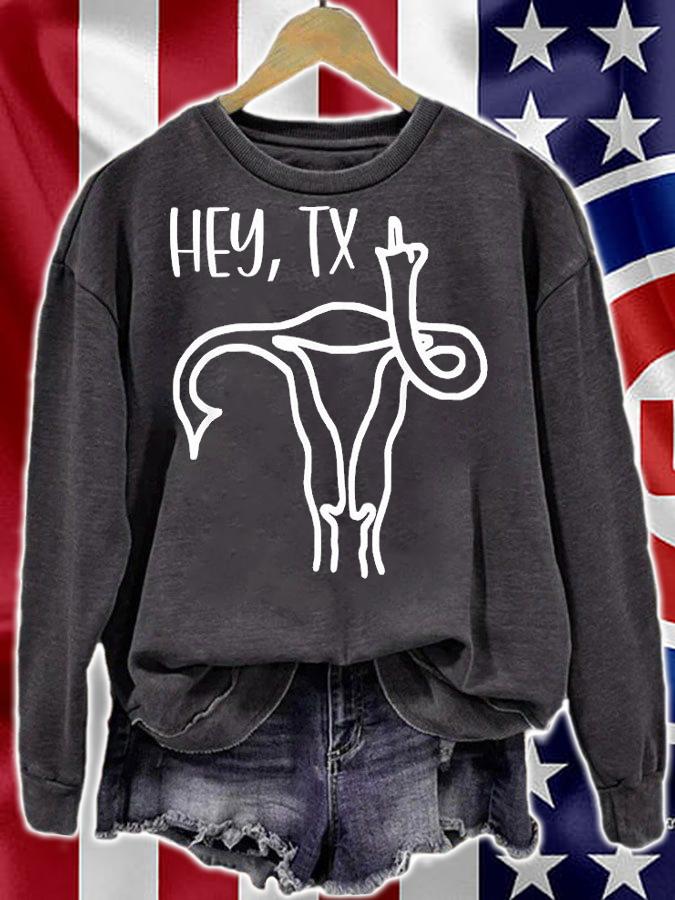 Pro Choice Her Body Her Choice Reproductive Right Anti TX Fuck T-Shirt t-shirt sweatshirt