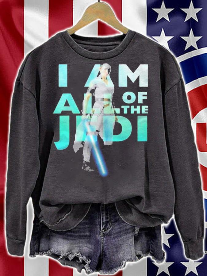 Star Wars The Rise Of Skywalker Rey I Am All Of The Jedi Shirt t-shirt