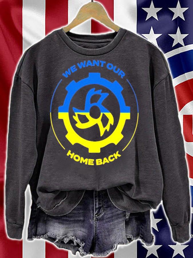 Ukrainian Metal Band Jinjer Announces Donation Campaign We Want Our Home Back Shirt t-shirt sweatshirt