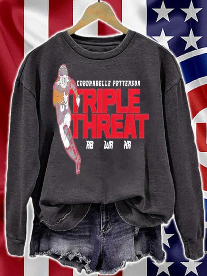 Cordarrelle Patterson Triple Threat Shirt t-shirt