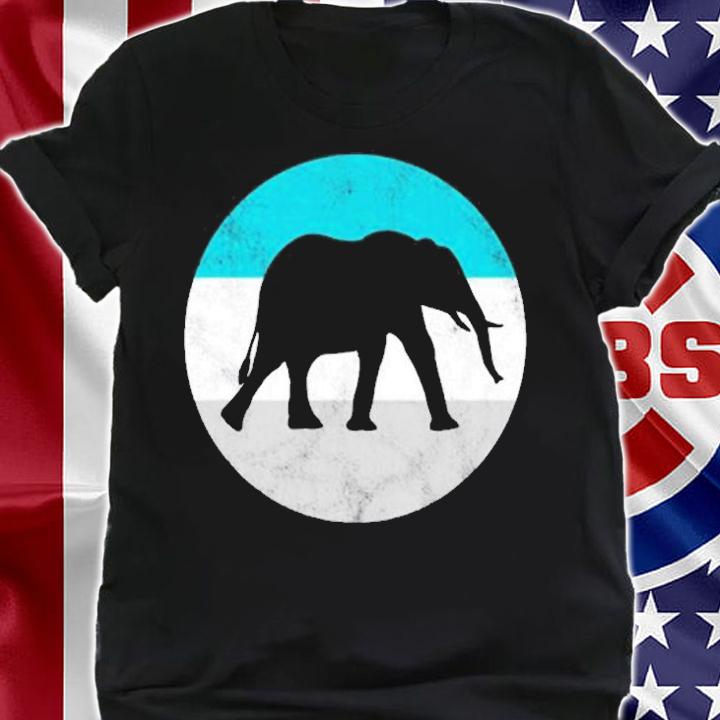 Elephant Gif For Men Women Boys & Girls Retro T-Shirt t-shirt