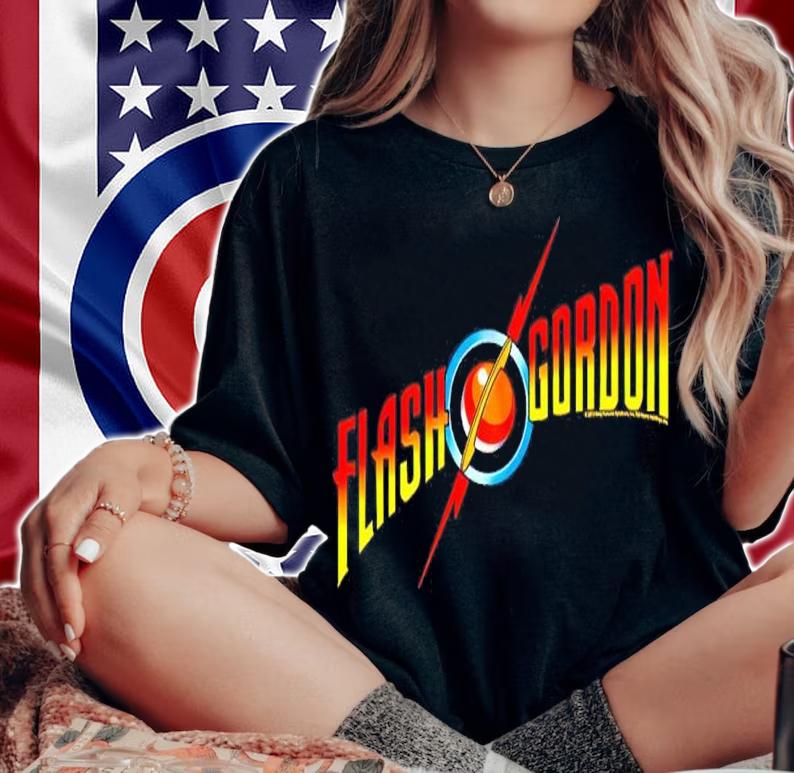 Flash Gordon Movie Logo Shirt t-shirt woman shirt