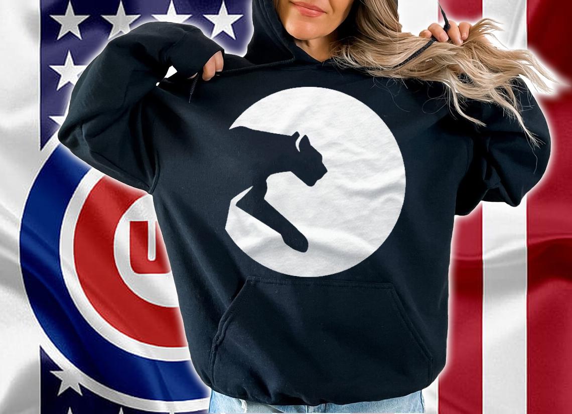 Leopard Moon Leopard Silhouette Gift Shirt t-shirt hoodie