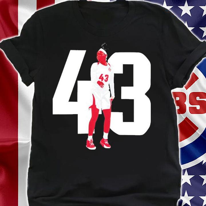 Mikayla Daniels #43 Arkansas Razorbacks Basketball Shirt t-shirt shirt