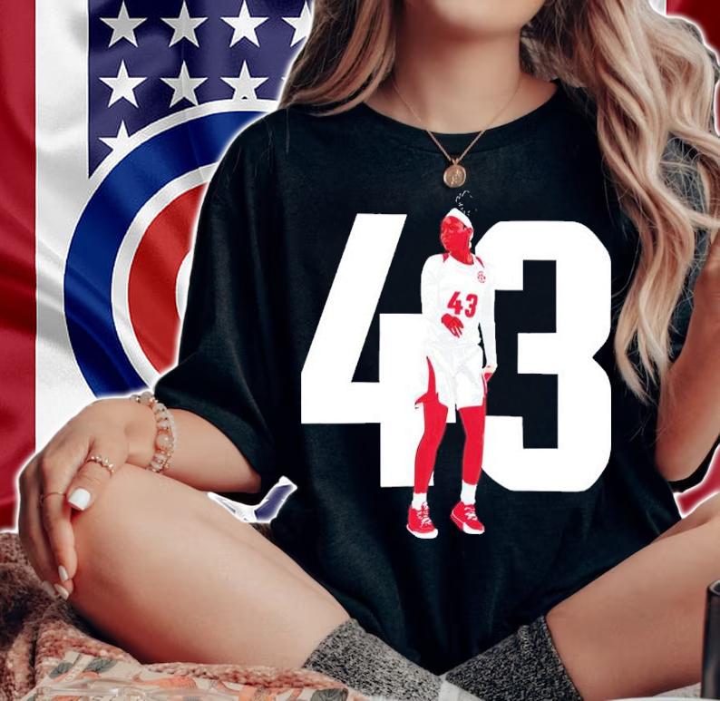 Mikayla Daniels #43 Arkansas Razorbacks Basketball Shirt t-shirt woman shirt